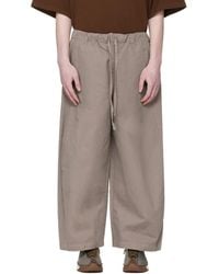 Entire studios - Taupe Loft Trousers - Lyst