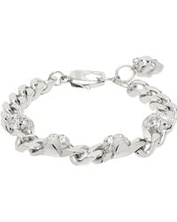 McQueen - Skull Chain Bracelet - Lyst