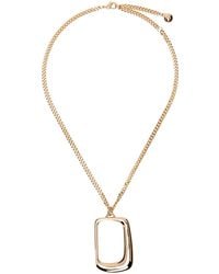 Jacquemus - Les Sculpturesコレクション ゴールド Le Collier Ovalo ネックレス - Lyst