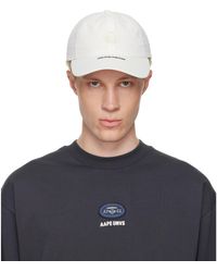 Aape By A Bathing Ape - Off- Aapenow Moonface Cap - Lyst