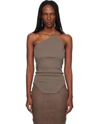 Rick Owens - Temple One Shoulder Top - Lyst