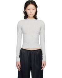 Skims - Cotton Jersey Long Sleeve T-Shirt - Lyst
