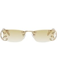 Prada - Rimless Metal Sunglasses - Lyst