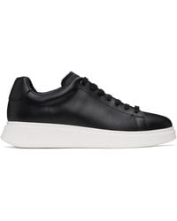 BOSS - ブラック レザースニーカー - Lyst