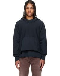 Les Tien - Heavyweight Raw Cropped Hoodie - Lyst
