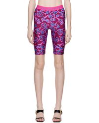 Versace - Pink Sketch Shorts - Lyst
