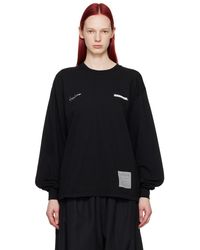 Yohji Yamamoto - T-shirt à manches longues noir édition neighborhood - Lyst
