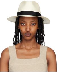 Rag & Bone - White Straw Panama Hat - Lyst