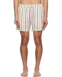 Thom Browne - Repp Stripe Swim Shorts - Lyst