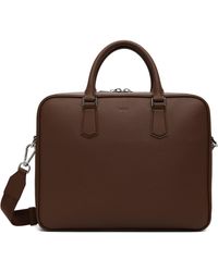 BOSS - Grained Leather Briefcase - Lyst