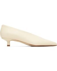 Aeyde - Off- Clara Pointed-Toe Heels - Lyst