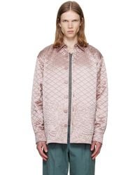 Dries Van Noten - Ssense Exclusive Quilted Silk Jacket - Lyst