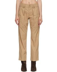 Isabel Marant - Khaki Amandine Trousers - Lyst