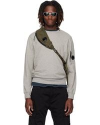 C.P. Company - Light Fleece Crewneck Sweatshirt - Lyst