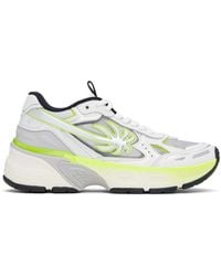 Palm Angels - Baskets Pa 4 Blanc Et Jaune Fluorescent - Lyst