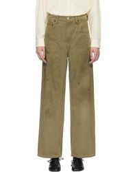 Ssstein - Sulfur Dyed Oxford Vintage Wide Jeans - Lyst