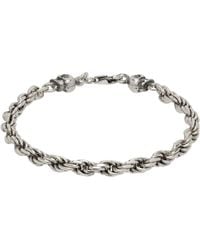 Emanuele Bicocchi - Ssense Exclusive Chain Bracelet - Lyst