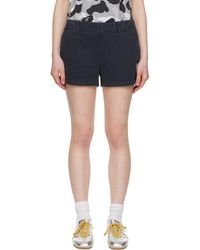A Bathing Ape - Pigment Dyed One Point Sweat Shorts - Lyst