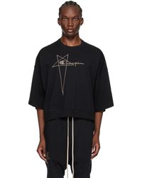 Rick Owens - Champion Edition Tommy Cropped T-Shirt - Lyst