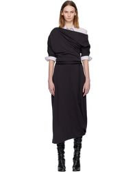 Lemaire - Twisted Hem Midi Dress - Lyst