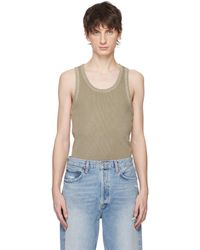 Agolde - Taupe Morris Tank Top - Lyst