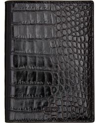 Tom Ford - Shiny Printed Croc T Line Passport Holder - Lyst