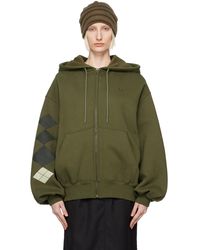 OPEN YY - Argyle Box Hoodie - Lyst