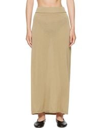 TOTEME - Long Knit Maxi Skirt - Lyst