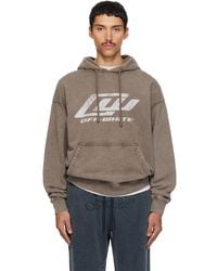 Off-White c/o Virgil Abloh - 'Ow' Racing Skate Hoodie - Lyst
