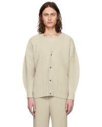 Homme Plissé Issey Miyake - Cardigan monthly color march - Lyst