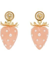 CASABLANCA - Strawberry Earrings - Lyst