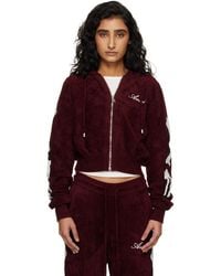 Amiri - Burgundy Bones Track Jacket - Lyst