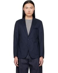 HUGO - Slim-Fit Stretch Cotton Blazer - Lyst