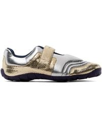 Wales Bonner - Silver & Gold Jewel Sneakers - Lyst