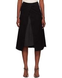 GIA STUDIOS - Grace Midi Skirt - Lyst