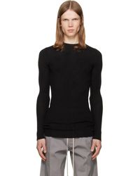 Rick Owens - Tower Ribbed Round Neck Sweater - Lyst