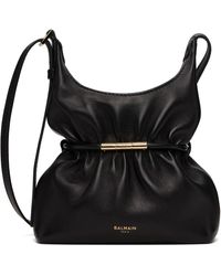 Balmain - Sphynx Mini Smooth Leather Bag - Lyst