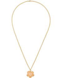 In Gold We Trust - Long Full Flower Necklace - Lyst