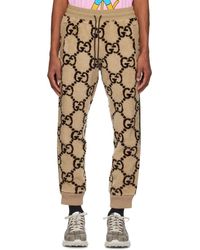 Gucci Bee Jacquard Pajama Pant in Green for Men