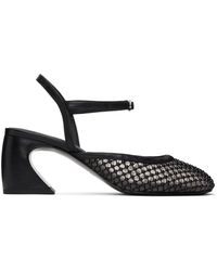 3.1 Phillip Lim - Chaussures Charles Ix À Talon Bottier Noires En Filet - Lyst