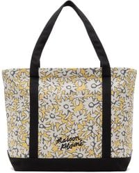 Maison Kitsuné - Daisy Field Large Jacquard Tote - Lyst