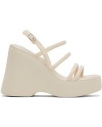 Melissa - White Jessie Platform Heeled Sandals - Lyst