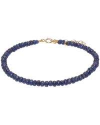 JIA JIA - Bracelet bleu à saphirs - birthstone - Lyst