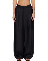 Lisa Yang - Silk Tailored Wide Leg Trousers - Lyst