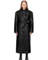 Frankie Shop - Tina Faux-leather Trench Coat - Lyst