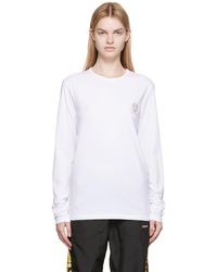Versace - ホワイト メドゥーサ 長袖tシャツ - Lyst