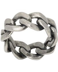 Maison Margiela - Silver Chain Ring - Lyst