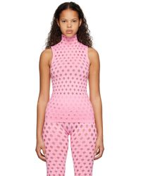 Maisie Wilen - Perforated Tank Top - Lyst