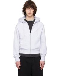 Entire studios - Slim Zip Up Hoodie - Lyst