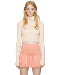 Live The Process - Beige Dormer Balaclava Hoodie - Lyst